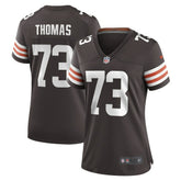 Joe Thomas Cleveland Browns Women's Retired Game Player Jersey - Brown