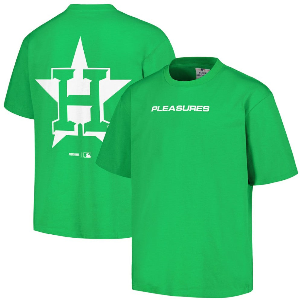 Houston Astros PLEASURES Ballpark T-Shirt Green