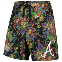 Atlanta Braves PLEASURES Floral Shorts Black