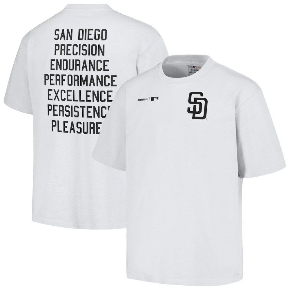 San Diego Padres PLEASURES Precision T-Shirt White