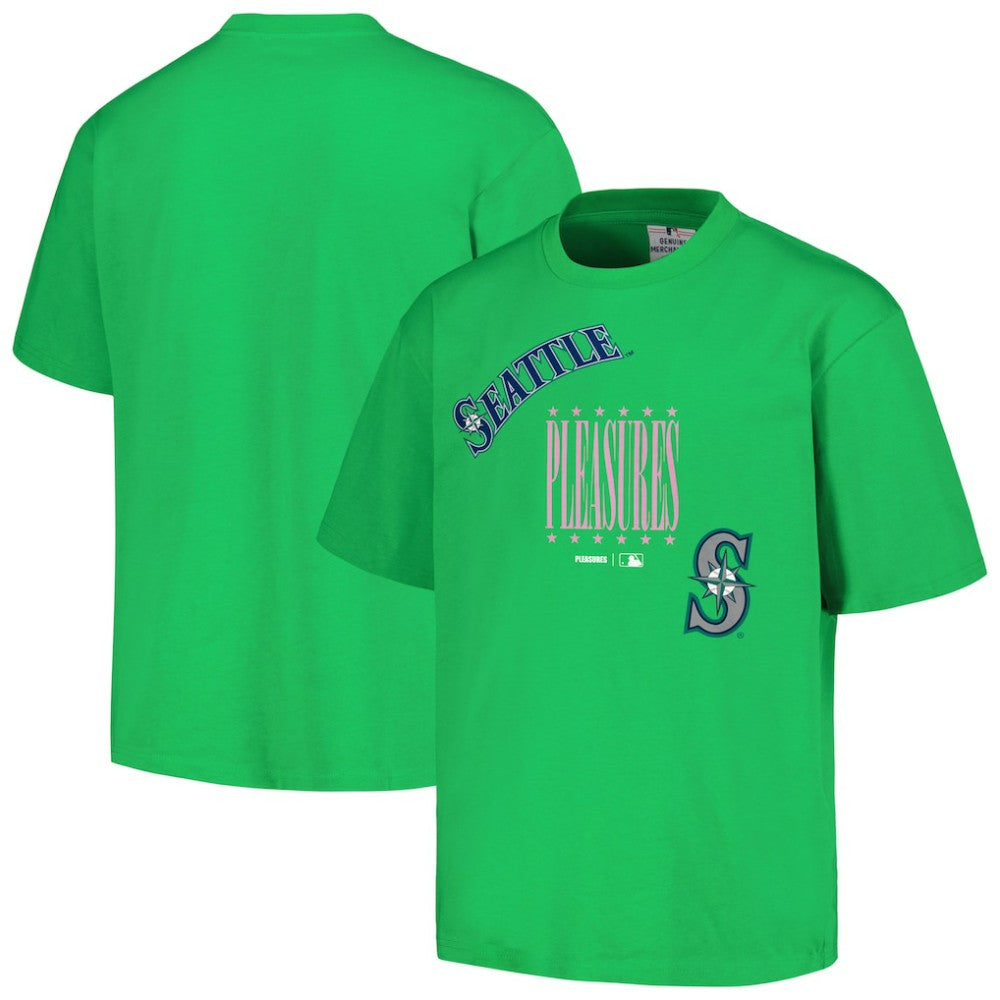 Seattle Mariners PLEASURES Repurpose T-Shirt Green