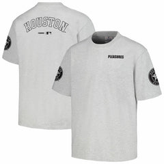 Houston Astros PLEASURES Team T-Shirt Gray