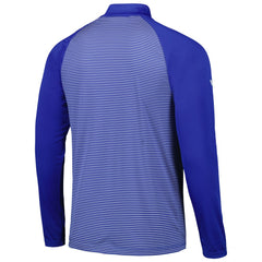 New York Mets Levelwear Charter Striped Raglan Quarter-Zip Top Royal