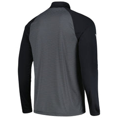 San Francisco Giants Levelwear Charter Striped Raglan Quarter-Zip Top Black