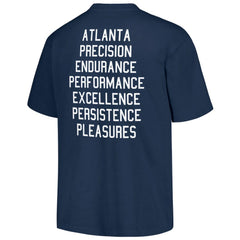 Atlanta Braves PLEASURES Precision T-Shirt Navy