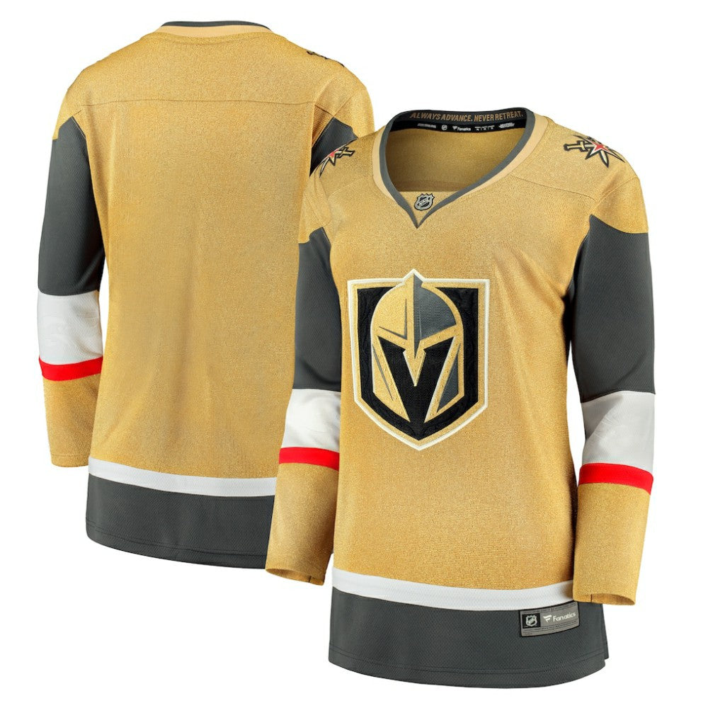 Vegas Golden Knights Fanatics Women's Home Breakaway Jersey Gold