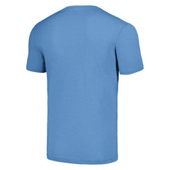 Ken Griffey & Ken Griffey Jr. Seattle Mariners Homage Illustration Tri-Blend T-Shirt Light Blue
