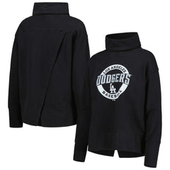 Los Angeles Dodgers Levelwear Women's Sunset Farm Team Pullover Sweatshirt Black