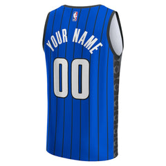 Orlando Magic Youth Fast Break Replica Custom Jersey - Statement Edition - Blue