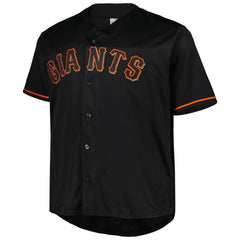 San Francisco Giants Big & Tall Pop Fashion Jersey - Black