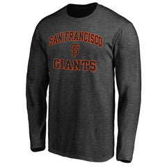 San Francisco Giants Heart & Soul Team Long Sleeve T-Shirt Charcoal