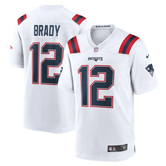 Tom Brady New England Patriots Retired Game Jersey - White