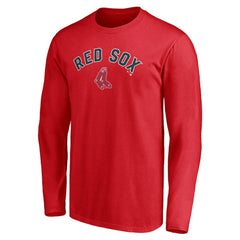 Boston Red Sox Personalized Cooperstown Collection Winning Streak Long Sleeve T-Shirt Red