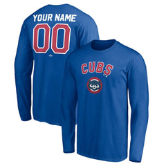 Chicago Cubs Personalized Cooperstown Collection Winning Streak Long Sleeve T-Shirt Royal