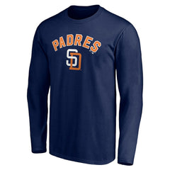 San Diego Padres Personalized Cooperstown Collection Winning Streak Long Sleeve T-Shirt Navy