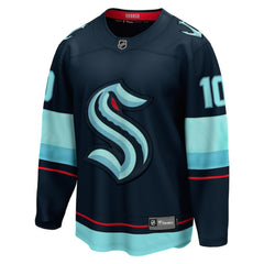 Matty Beniers Seattle Kraken Fanatics Premier Breakaway Player Jersey Deep Sea Blue