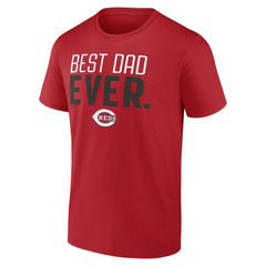 Cincinnati Reds Best Dad Ever T-Shirt Red