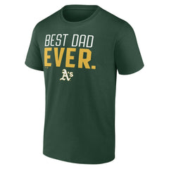 Athletics Best Dad Ever T-Shirt Green