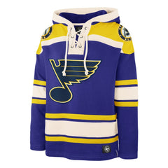 St. Louis Blues '47 Superior Lacer Hoodie Blue