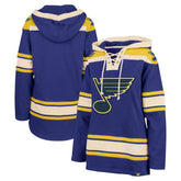 St. Louis Blues '47 Women's Superior Lacer Pullover Hoodie Blue