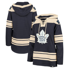 Toronto Maple Leafs '47 Women's Superior Lacer Pullover Hoodie Navy