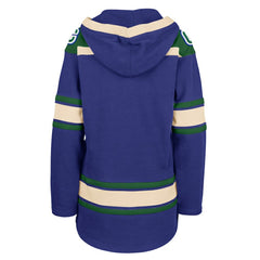 Vancouver Canucks '47 Women's Superior Lacer Pullover Hoodie Blue