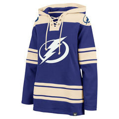 Tampa Bay Lightning '47 Women's Superior Lacer Pullover Hoodie Blue