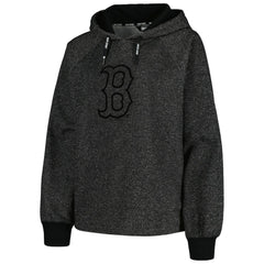 Boston Red Sox DKNY Sport Women's Debbie Dolman Raglan Pullover Hoodie Black