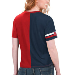 St. Louis Cardinals Starter Women's Power Move T-Shirt Red/Navy