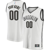 Brooklyn Nets Youth Fast Break Replica Custom Jersey - Association Edition - White