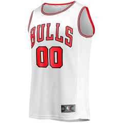 Chicago Bulls Youth Fast Break Replica Custom Jersey sale - Association Editi- White