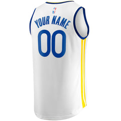 Golden State Warriors Youth Fast Break Replica Custom Jersey sale - Association Editi- White