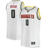 Christian Braun Denver Nuggets Fast Break Player Jersey sale - Association Editi- White
