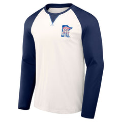 Minnesota Twins Darius Rucker Collection Team Color Raglan T-Shirt White/Navy