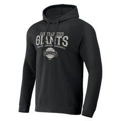 San Francisco Giants Darius Rucker Collection Waffle-Knit Raglan Pullover Hoodie Black
