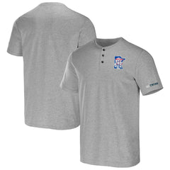 Minnesota Twins Darius Rucker Collection Henley T-Shirt Heather Gray