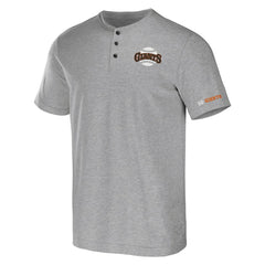 San Francisco Giants Darius Rucker Collection Henley T-Shirt Heather Gray