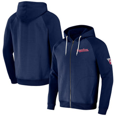 Cleveland Guardians Darius Rucker Collection Raglan Full-Zip Hoodie Navy
