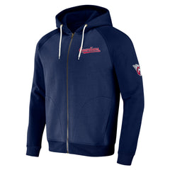 Cleveland Guardians Darius Rucker Collection Raglan Full-Zip Hoodie Navy