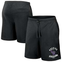 Colorado Rockies Darius Rucker Collection Team Color Shorts Black