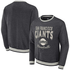 San Francisco Giants Darius Rucker Collection Vintage Pullover Sweatshirt Heather Charcoal