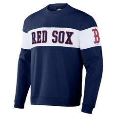 Boston Red Sox Darius Rucker Collection Stripe Pullover Sweatshirt Navy