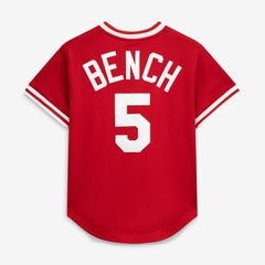 Johnny Bench Cincinnati Reds Authentic Batting Practice Jersey - Scarlet