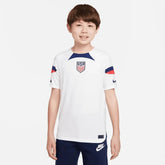 2022-23 USA Home Youth Soccer Jersey White-Loyal Blue - Nike