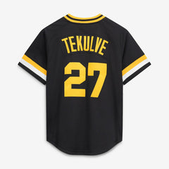 Kent Tekulve Pittsburgh Pirates Authentic Batting Practice Jersey - Black