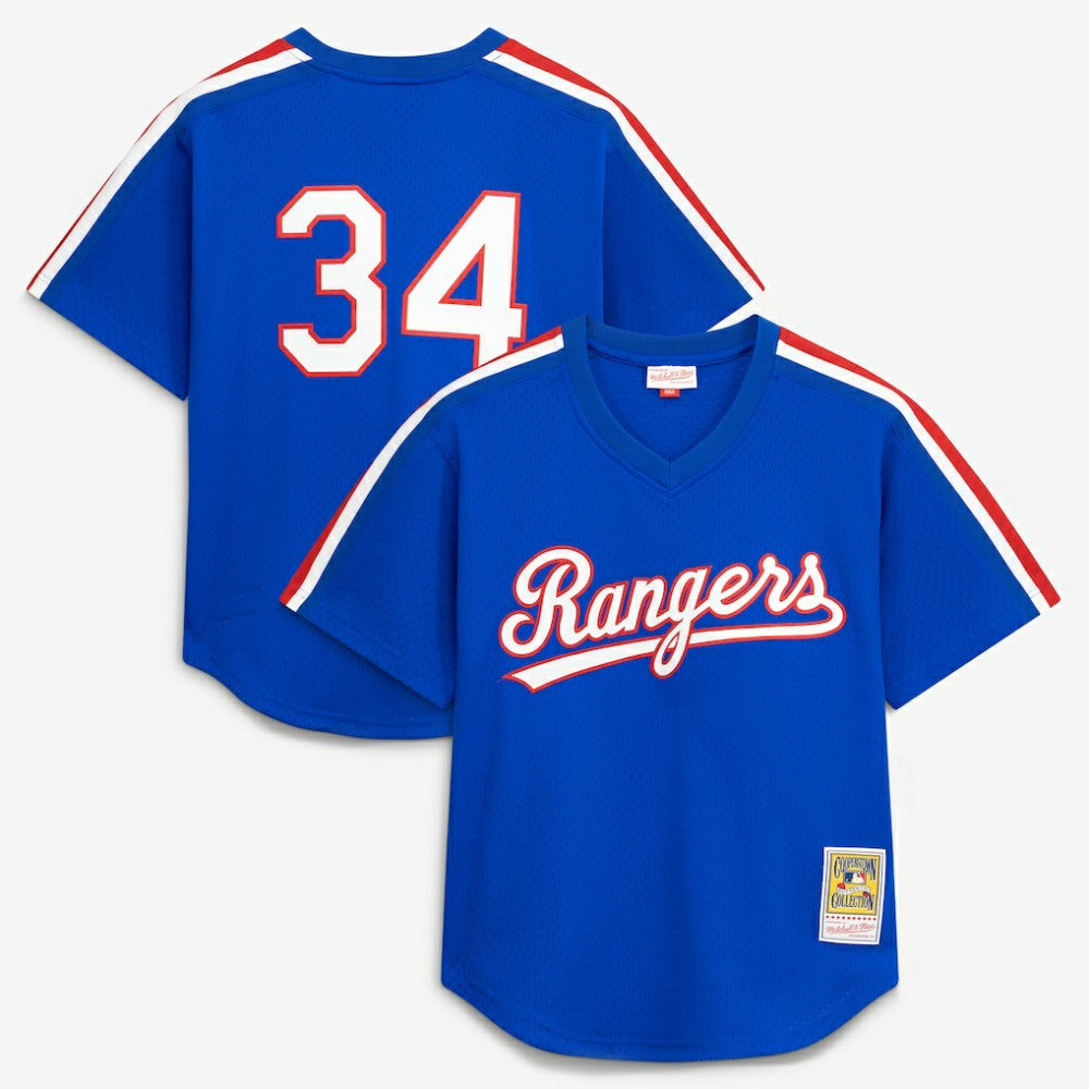 Nolan Ryan Texas Rangers Authentic Batting Practice Jersey - Royal