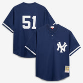 Bernie Williams New York Yankees Authentic Batting Practice Jersey - Navy