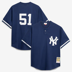 Bernie Williams New York Yankees Authentic Batting Practice Jersey - Navy