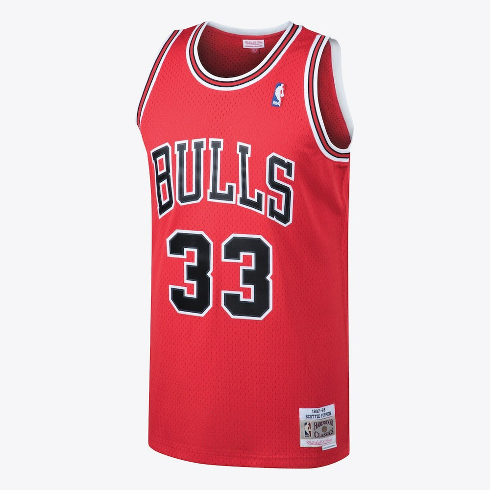 Chicago Bulls Scottie Pippen 1997 Hardwood Classics Road Swingman Jersey sale - Red sale - Mens outlet