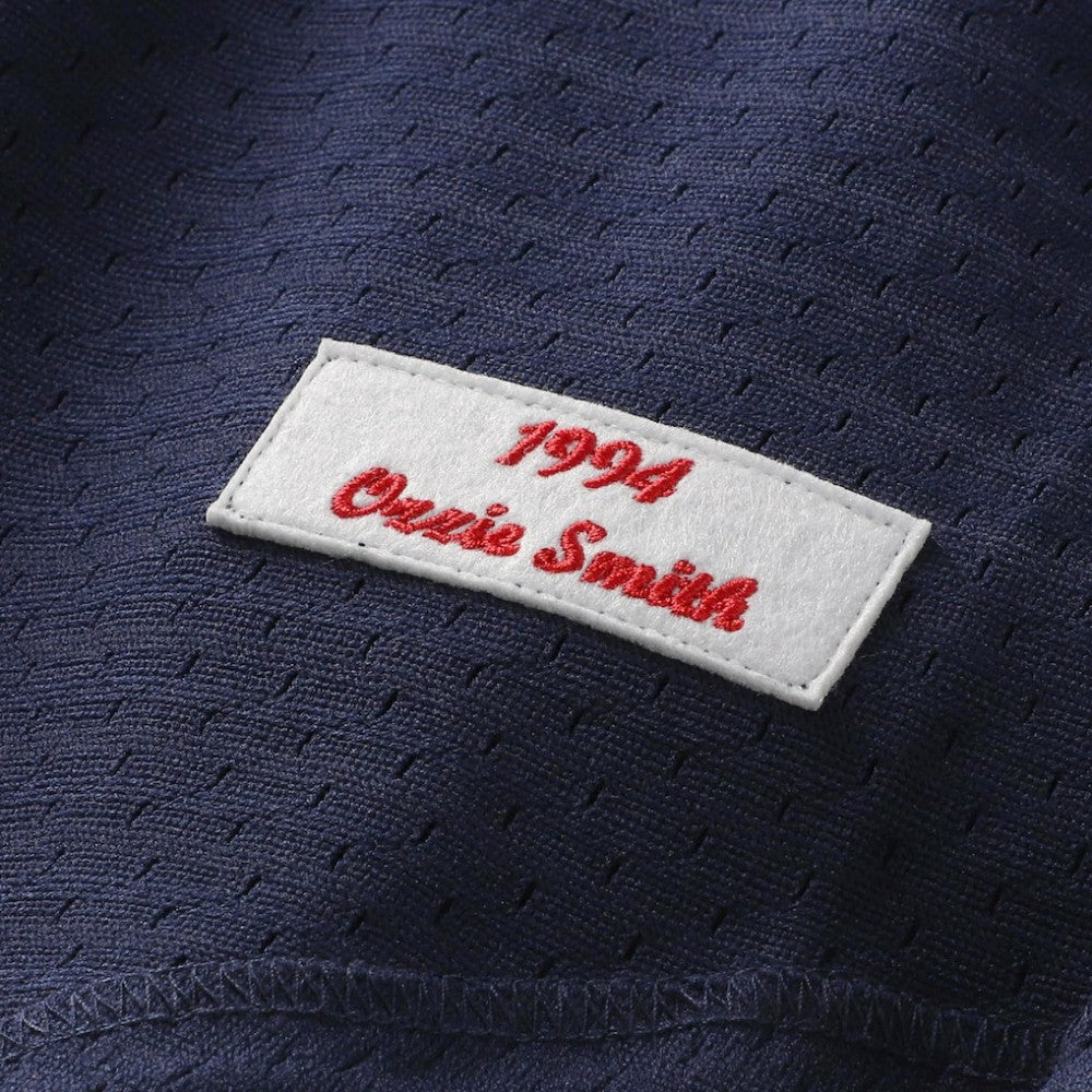 Ozzie Smith St. Louis Cardinals Authentic Batting Practice Jersey Navy | Mitchell & Ness